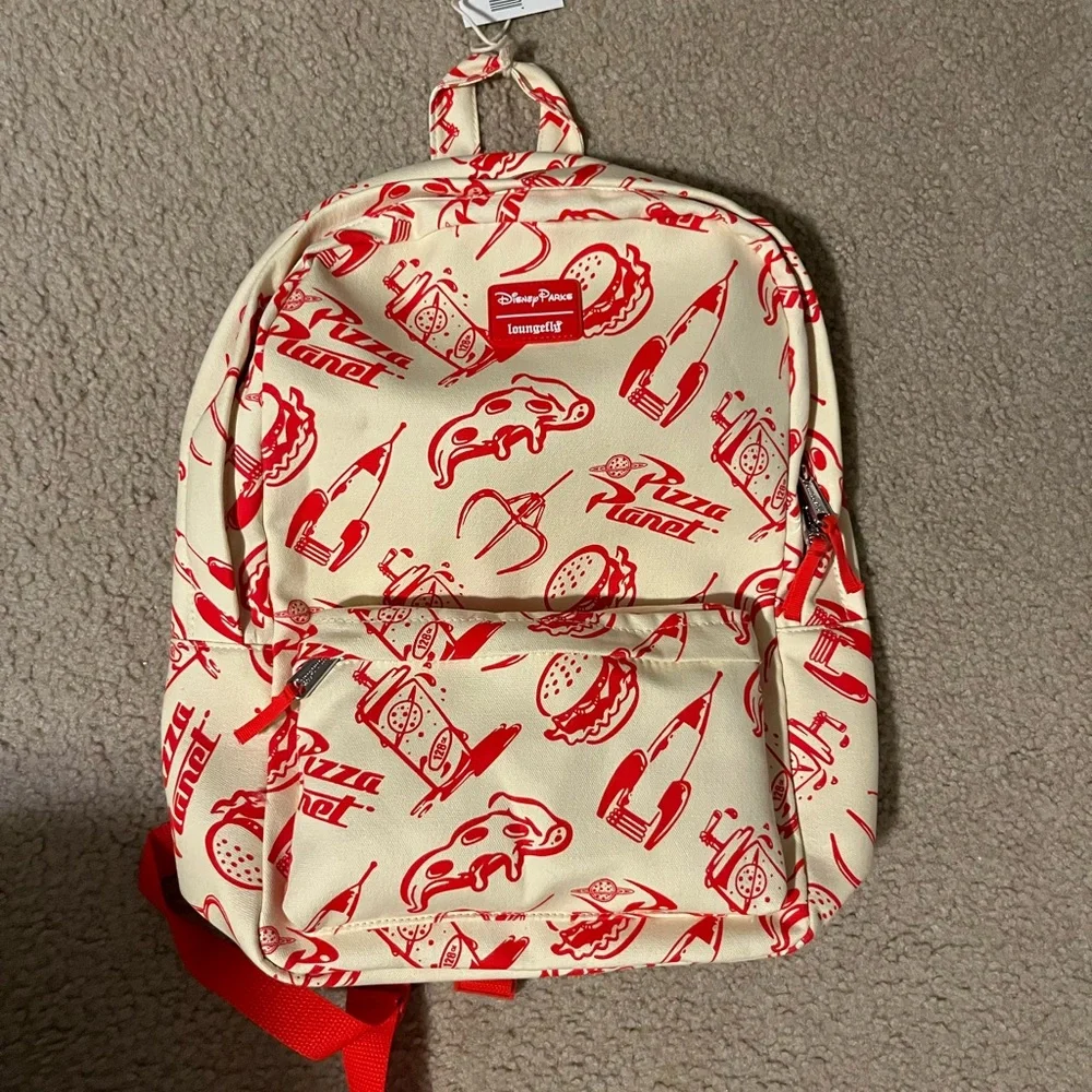 DISNEY PARKS TOY STORY PIZZA PLANET LOUNGEFLY BACKPACK NEW WITH TAG